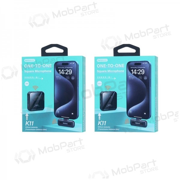 Μικρόφωνο Remax K11 Lightning μαύρος