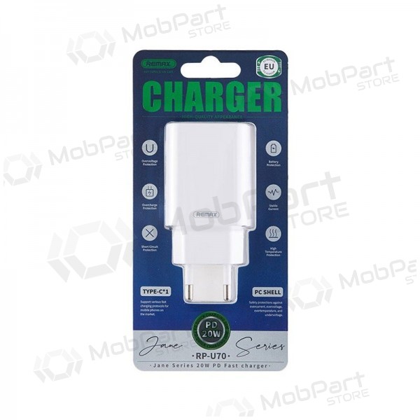 Φορτιστής Remax RP-U70 20W USB-C άσπρο