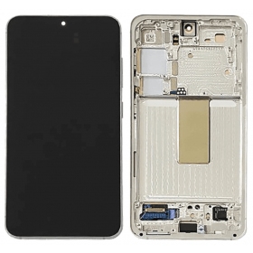 Samsung Galaxy S23 οθόνη (ανοιχτό πράσινο) (με πλαίσιο) (γνησια)