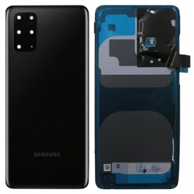 Samsung G985 / G986 Galaxy S20 Plus πίσω κάλυμμα μπαταρίας μαύρος (Cosmic Black) (service pack) (γνησια)