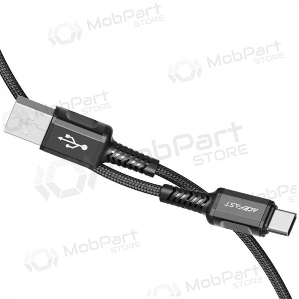 USB καλώδιο Acefast C1-04 USB-A to USB-C 1.2m μαύρος