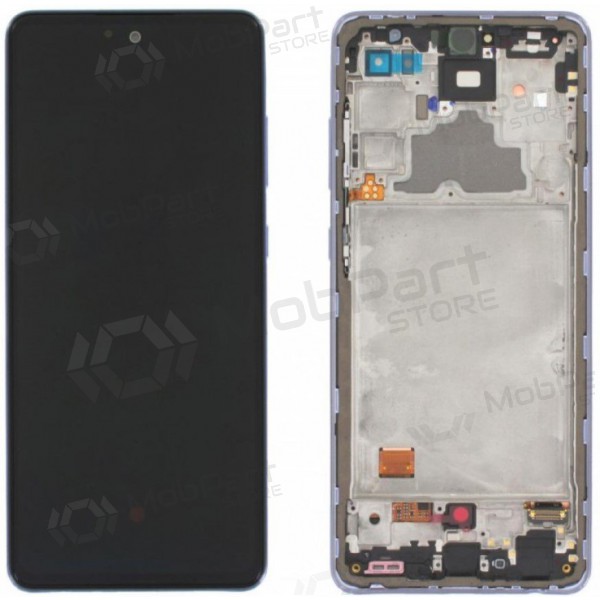 Samsung A725 A72 4G / A726 5G 2021 οθόνη (μωβ) (με πλαίσιο) (service pack) (γνησια) Samsung A725 A72 4G / A726 5G 2021 οθόνη (μωβ) (με πλαίσιο) (service pack) (γνησια)