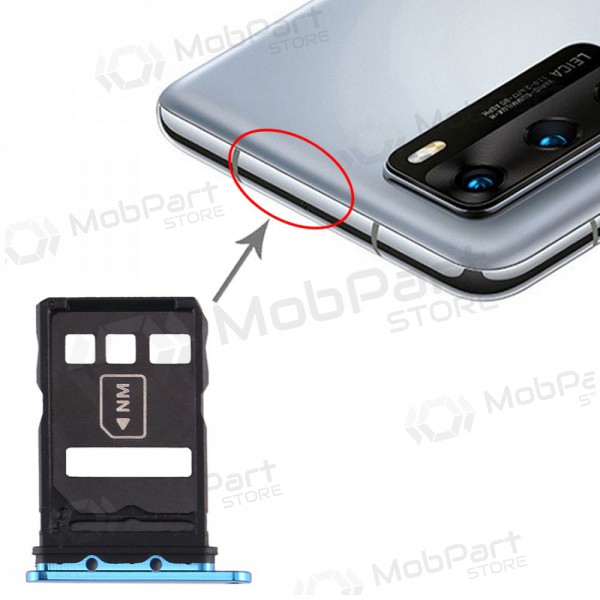 Huawei P40 Υποδοχή κάρτας SIM μπλε (Deep Sea Blue)