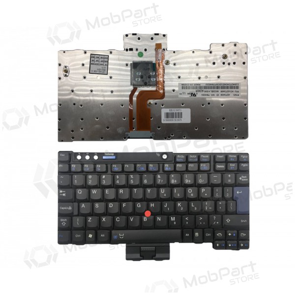 Lenovo: IBM ThinkPad X60, X60S, X61, X61S πληκτρολόγιο Lenovo: IBM ThinkPad X60, X60S, X61, X61S πληκτρολόγιο