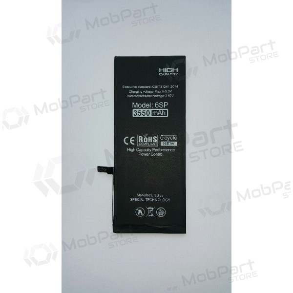 Apple iPhone 6S Plus μπαταρία / συσσωρευτής (αυξημένη χωρητικότητα) Apple iPhone 6S Plus μπαταρία / συσσωρευτής (αυξημένη χωρητικότητα)