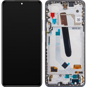 Xiaomi Poco F3 / Mi 11i / Mi 11X / Mi 11X Pro οθόνη (μαύρος) (με πλαίσιο) (service pack) (γνησια)