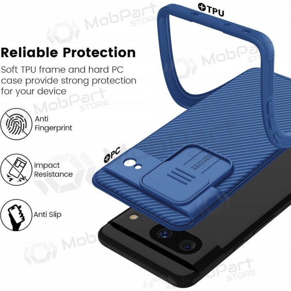 Google Pixel 7 θήκη „Nillkin CamShield Pro“ (μπλε)
