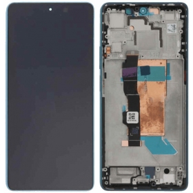 Xiaomi Poco F5 5G οθόνη (μπλε) (με πλαίσιο) (OLED)
