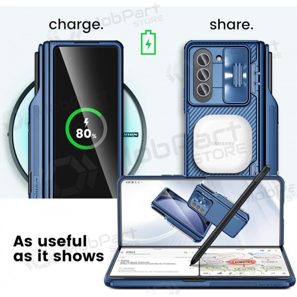 Samsung Galaxy Z Fold4 θήκη „Nillkin CamShield Pro“ (μπλε) Samsung Galaxy Z Fold4 θήκη „Nillkin CamShield Pro“ (μπλε)