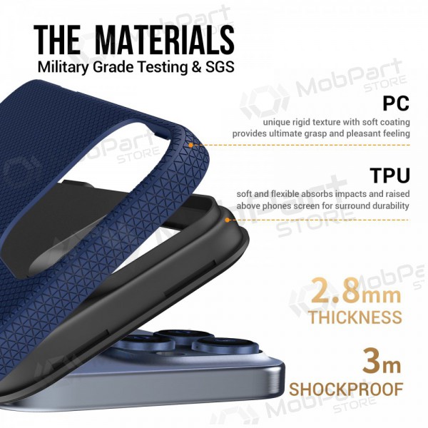 Θήκη Perfectionists Triangle Mag Case Apple iPhone 14 Pro σκούρο μπλε