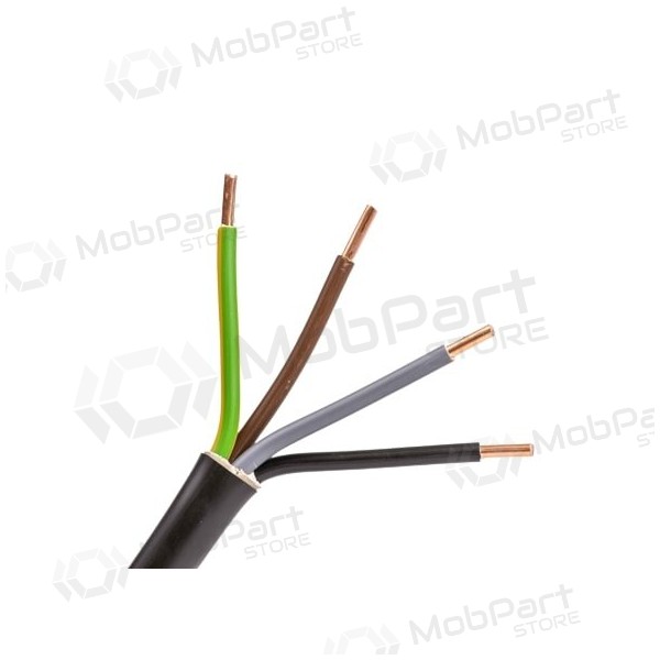 Καλώδιο ισχύος Lietkabelis CYKY 5x10 mm² PVC 450/750 V μονολιθικό