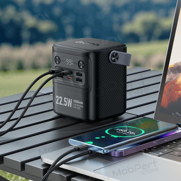 Εξωτερική μπαταρία Power Bank Hoco J152 22.5W+PD20W 80000mAh μαύρος