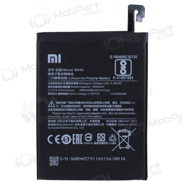 Xiaomi Redmi Note 5 / Note 5 Pro μπαταρία, akumuliatorius (BN45) (γνησια) Xiaomi Redmi Note 5 / Note 5 Pro μπαταρία, akumuliatorius (BN45) (γνησια)