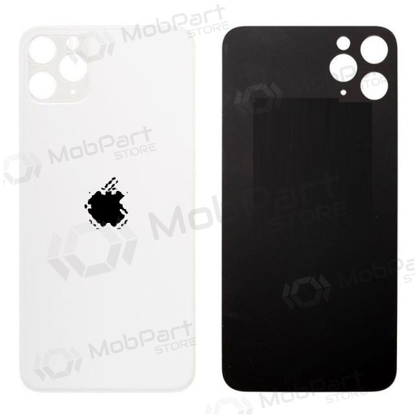 Apple iPhone 11 Pro πίσω κάλυμμα μπαταρίας (ασήμι) (bigger hole for camera) Apple iPhone 11 Pro πίσω κάλυμμα μπαταρίας (ασήμι) (bigger hole for camera)