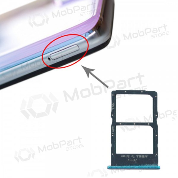 Huawei P40 Lite Υποδοχή κάρτας SIM πράσινος (Emerald Green)
