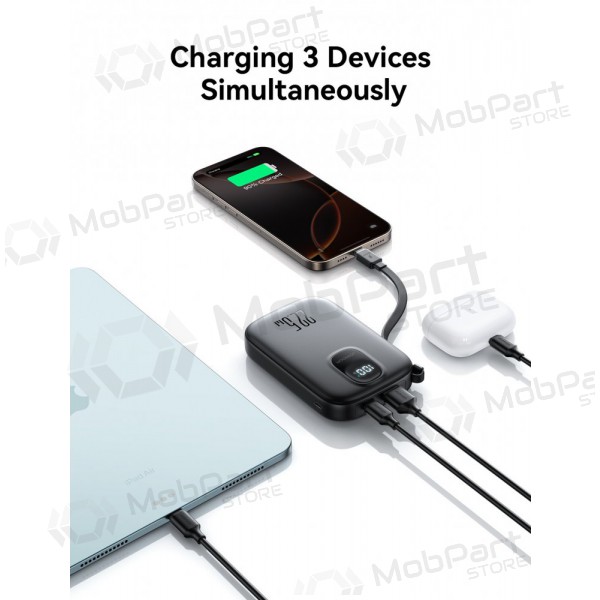 Εξωτερική μπαταρία Power Bank Joyroom JR-PBF17 22.5W with USB-C cable 10000mAh μαύρος