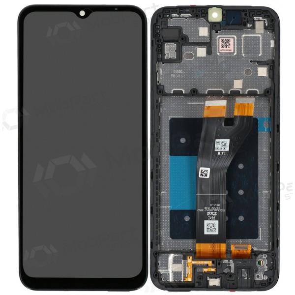 Ekranas Samsung A146 A14 5G 2023 su lietimui jautriu stikliuku και rėmeliu Black γνησια