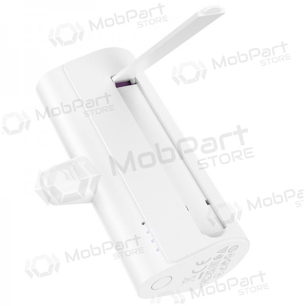 Εξωτερική μπαταρία Power Bank Borofone BJ35 Lightning 5000mAh άσπρο Εξωτερική μπαταρία Power Bank Borofone BJ35 Lightning 5000mAh άσπρο