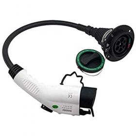 Elektromobilio προσαρμογέας Duosida, Type 1 (Female) - Type 2 (Male)