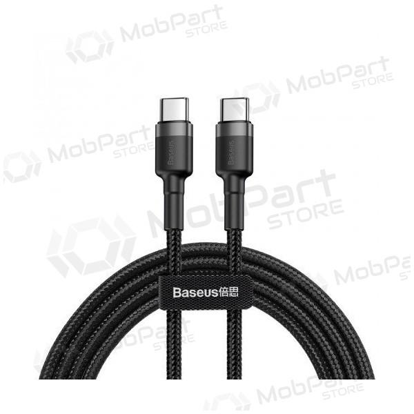 Καλώδιο Baseus Cafule PD Type-C - Type-C 3.0A 60W (γκρί-μαύρος) 1.0m CATKLF-GG1
