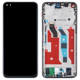 Huawei Nova 8i, Honor 50 Lite, Honor X20 οθόνη (μαύρος) (με πλαίσιο) (Premium)