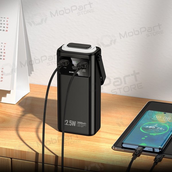 Εξωτερική μπαταρία Power Bank Borofone BJ65 22.5W 30000mAh μαύρος