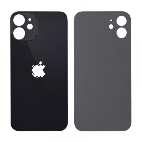 Apple iPhone 12 mini πίσω κάλυμμα μπαταρίας (μαύρος) (bigger hole for camera)