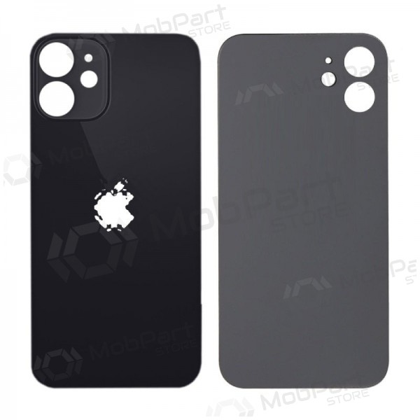 Apple iPhone 12 mini πίσω κάλυμμα μπαταρίας (μαύρος) (bigger hole for camera) Apple iPhone 12 mini πίσω κάλυμμα μπαταρίας (μαύρος) (bigger hole for camera)