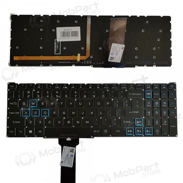ACER PH315-52, PH317-53, PH317-53-7777 πληκτρολόγιο (US) (με φωτισμό) ACER PH315-52, PH317-53, PH317-53-7777 πληκτρολόγιο (US) (με φωτισμό)