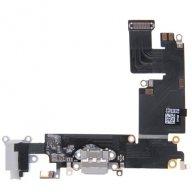 Apple iPhone 6 Plus θύρα φόρτισης (šviesiai γκρί) (μεταχειρισμένος, γνησια)