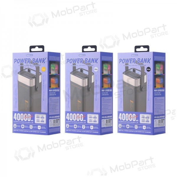 Εξωτερική μπαταρία Power Bank Remax RPP-596 22.5W 40000mAh γκρί