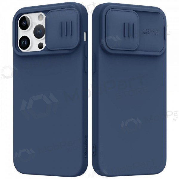 Apple iPhone 15 Pro Max θήκη „Nillkin Silicone“ (σκούρο μπλε) Apple iPhone 15 Pro Max θήκη „Nillkin Silicone“ (σκούρο μπλε)