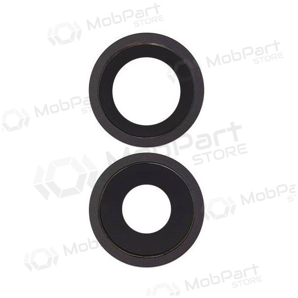 Apple iPhone 11 τζαμάκι κάμερας (2τεμ) (μαύρος) (με πλαίσιο) Apple iPhone 11 τζαμάκι κάμερας (2τεμ) (μαύρος) (με πλαίσιο)
