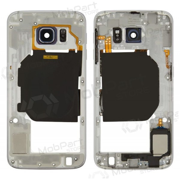 Samsung G920F Galaxy S6 εσωτερικό πλαίσιο (άσπρο) (μεταχειρισμένος Grade B, γνησια) Samsung G920F Galaxy S6 εσωτερικό πλαίσιο (άσπρο) (μεταχειρισμένος Grade B, γνησια)