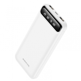 Εξωτερική μπαταρία Power Bank Borofone BJ14 Type-C microUSB 2*USB (2A) 10000mAh άσπρο