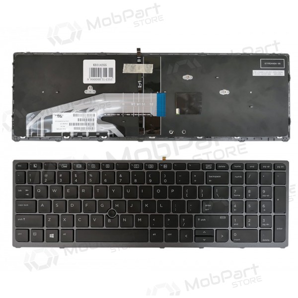 HP ZBook 15 G3, G4, 17 G3, G4 πληκτρολόγιο (US) (με φωτισμό) HP ZBook 15 G3, G4, 17 G3, G4 πληκτρολόγιο (US) (με φωτισμό)