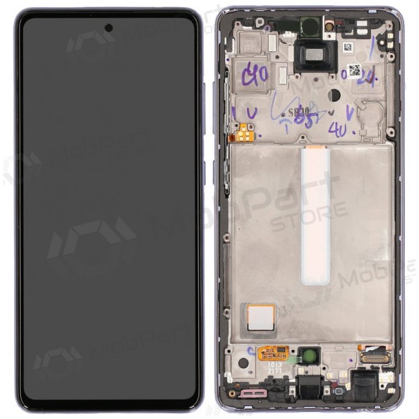 Samsung Galaxy A52 οθόνη (μωβ) (με πλαίσιο) (γνησια) Samsung Galaxy A52 οθόνη (μωβ) (με πλαίσιο) (γνησια)