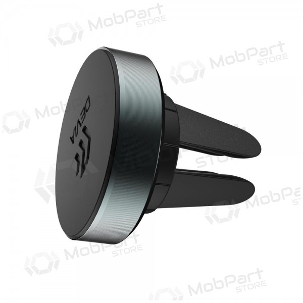 Automobilinis Γενικής telefono laikiklis Devia Circle tvirtinamas į ventiliacijos groteles, magnetinis, μαύρος