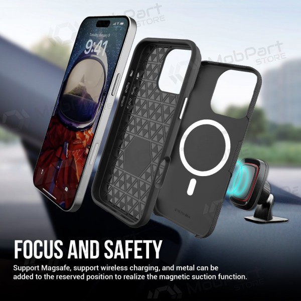 Θήκη Perfectionists Triangle Mag Case Apple iPhone 12 mini μαύρος