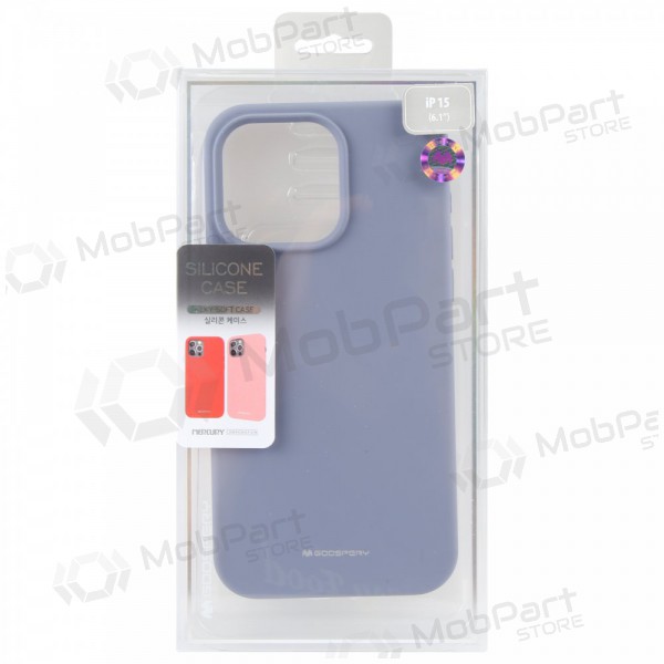 Θήκη Mercury 'Silicone Case' για Apple iPhone 16e (γκρι λεβάντας)