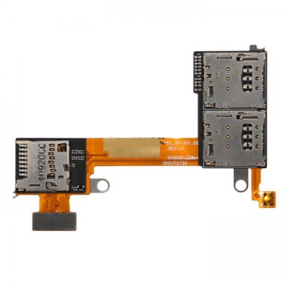 Sony Xperia M2 Dual D2302 / D2303 / D2305 / D2306 SIM και microSD κάρταs lizdo εύκαμπτο καλώδιο