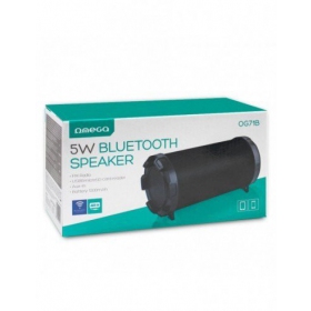 Bluetooth φορητό ηχείο OMEGA OG71 BAZOOKA (MicroSD, handsfree ακουστικα,FM, AUX) (μαύρος)
