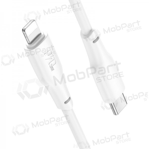 USB καλώδιο Hoco X93 60W USB-C to USB-C 1.0m άσπρο