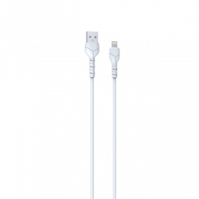 USB καλώδιο Devia Kintone Lightning 1.0m (άσπρο) 5V 2.1A