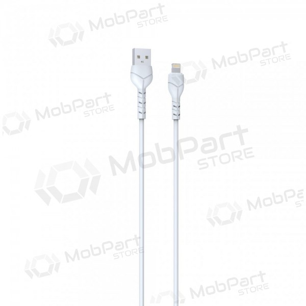 USB καλώδιο Devia Kintone Lightning 1.0m (άσπρο) 5V 2.1A