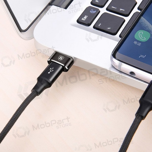 Προσαρμογέας Baseus Type-C to USB-A μαύρος CAAOTG-01
