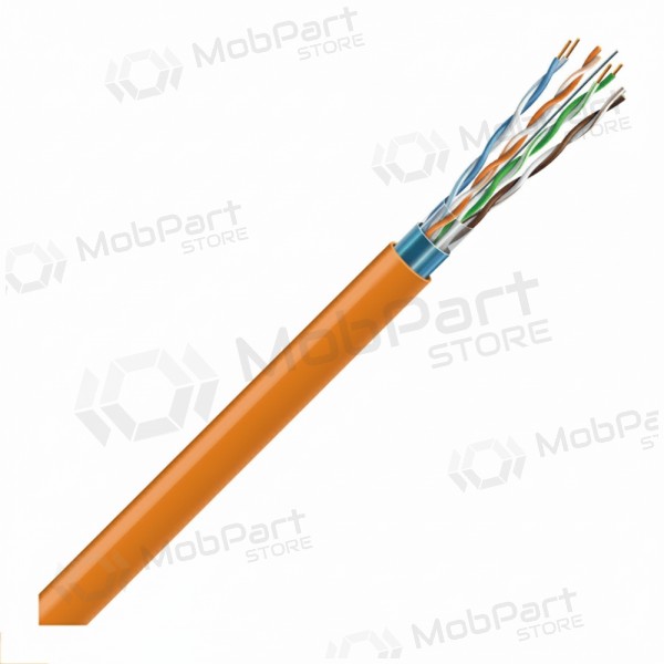 Καλώδιο δικτύου LAN ECG FTP 6 (εσωτερικής χρήσης, θωρακισμένο, PVC/LSZH, 500m, 23AWG/0,56mm, B2ca(s1,d1,a1))