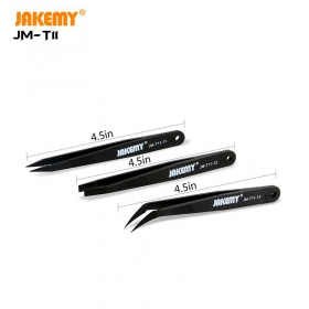 Μεταλλικό αντιστατικό τσιμπιδάκι Jakemy JM-T11 ESD (3τεμ )