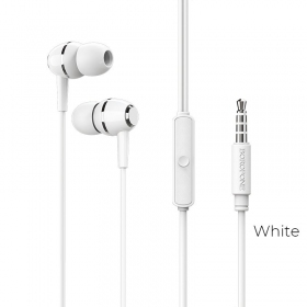 Handsfree ακουστικα Borofone BM36 3,5mm (άσπρο)