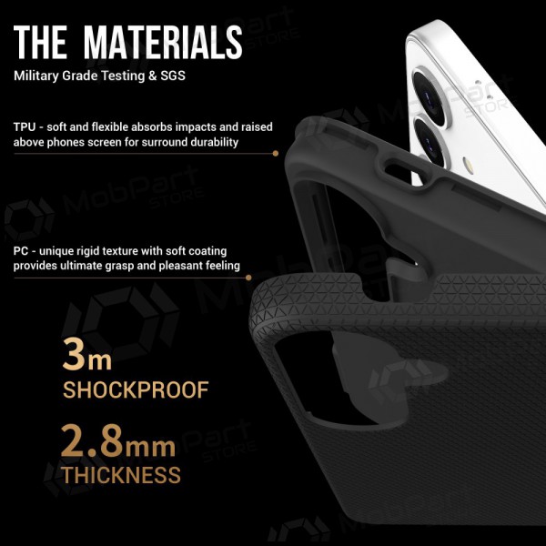Θήκη Perfectionists Triangle Case Samsung S916 S23 Plus 5G μαύρος
